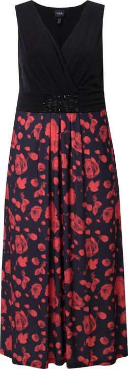 Produktbild Ulla Popken Maxikleid, A-Linie, V-Ausschnitt, ärmellos, Taschen (54)
