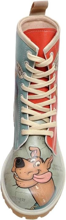 Image du produit Dogo Dames Long Boots Modieuze laarzen, rood (40)