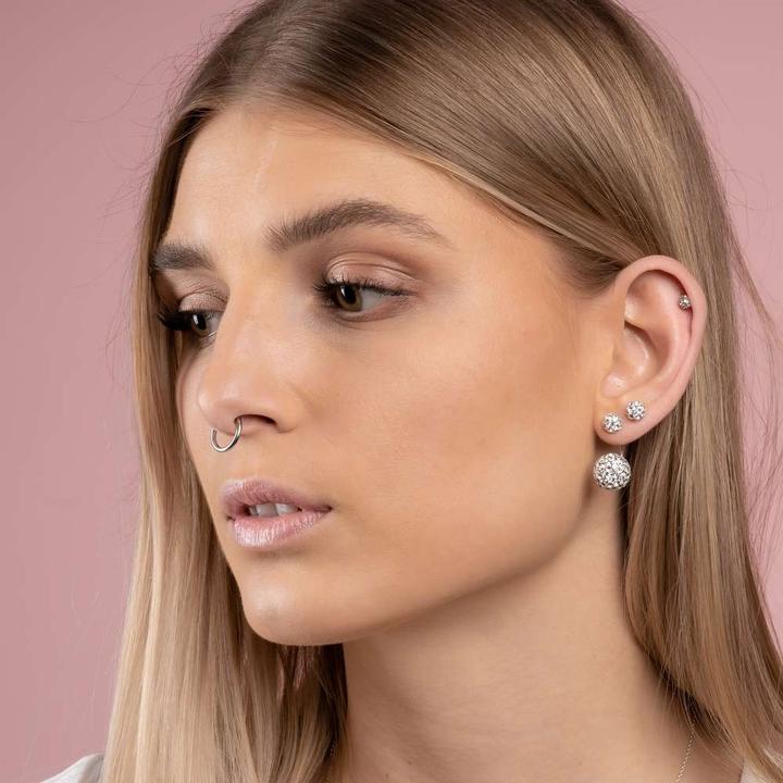 Produktbild Bijouteria 1.2mm Piercing-Kugel (Kristall, Edelstahl, Epoxiharz)