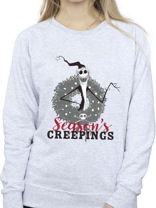 Produktbild Disney The Nightmare Before Christmas Seasons Creepings Wreath Sweatshirt (S)