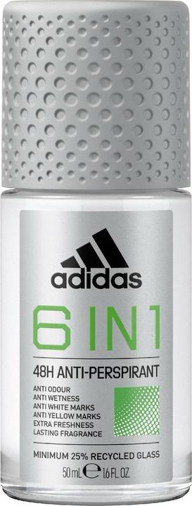Actual product image adidas 6 in 1 Man - roll-on - 50 ml (Roll-on, 50 ml)