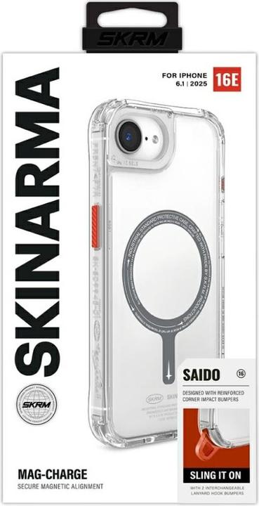 Actual product image Skinarma Case Saido MagSafe for iPhone 16e clear (Apple iPhone 16e, Apple iPhone 17e)