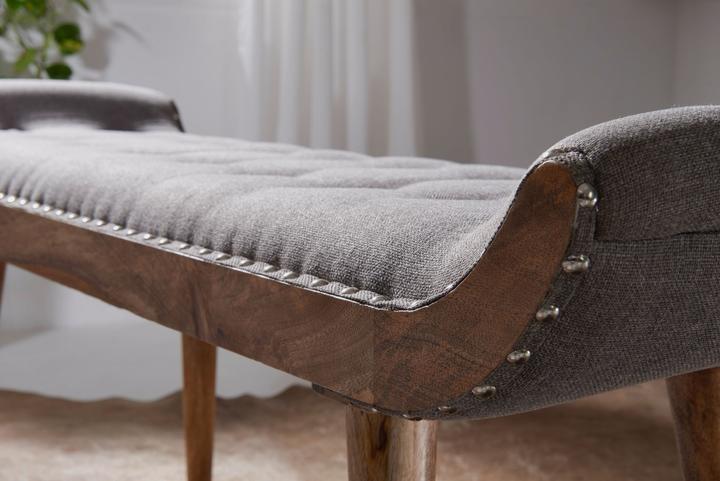Actual product image FineBuy Upholstered bench (125 cm)