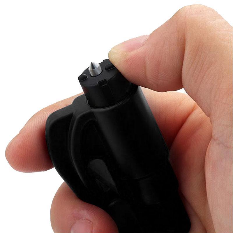 Thumbnail - JTI, Pannenhilfe, Mini-Nothammer mit Messer - Schwarz