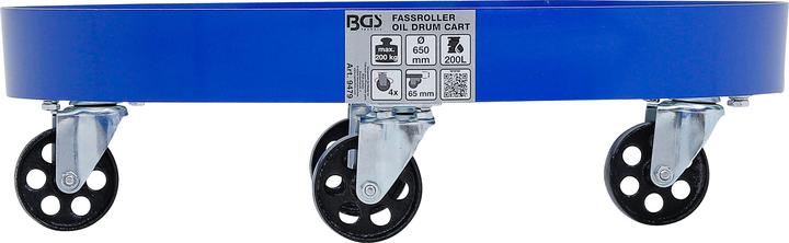 Actual product image BGS Oil Drum Cart Standard Type for 200 l Drums (200 kg)
