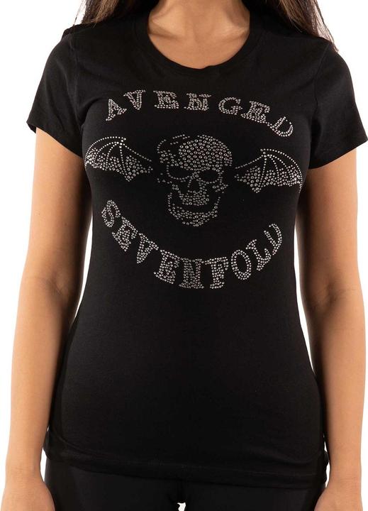 Immagine prodotto Avenged Sevenfold Death Bat Maglietta Diamante Donna (XXL)