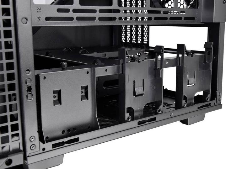 Actual product image Thermaltake Divider 200 TG Air Black (mATX)