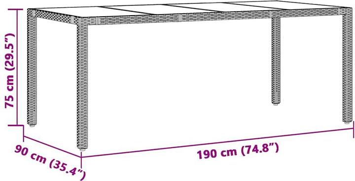 Produktbild vidaXL Bistro Set