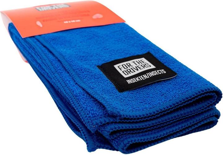 For The Drivers Mikrofasertuch Insekten 40 x 40 cm, dunkelblau
