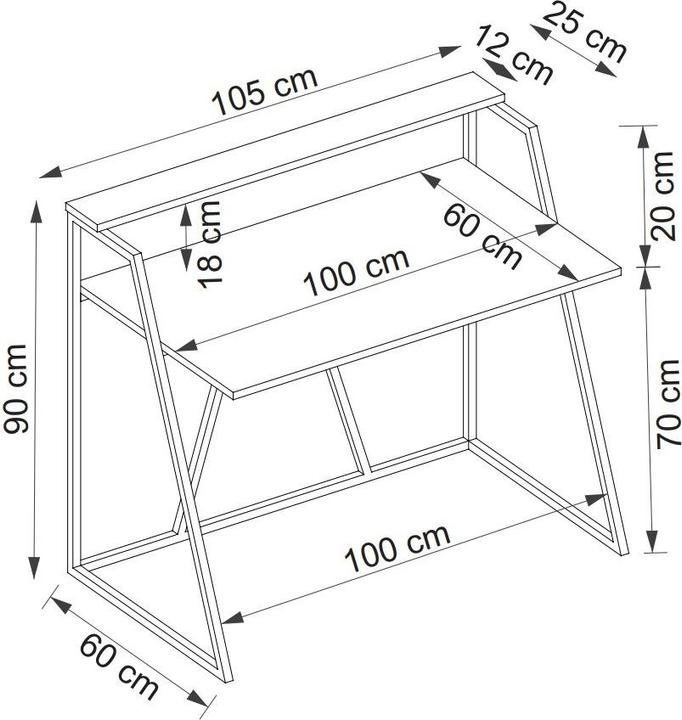 Productafbeelding Kalune Design Lissa (105 x 60 x 90 cm)