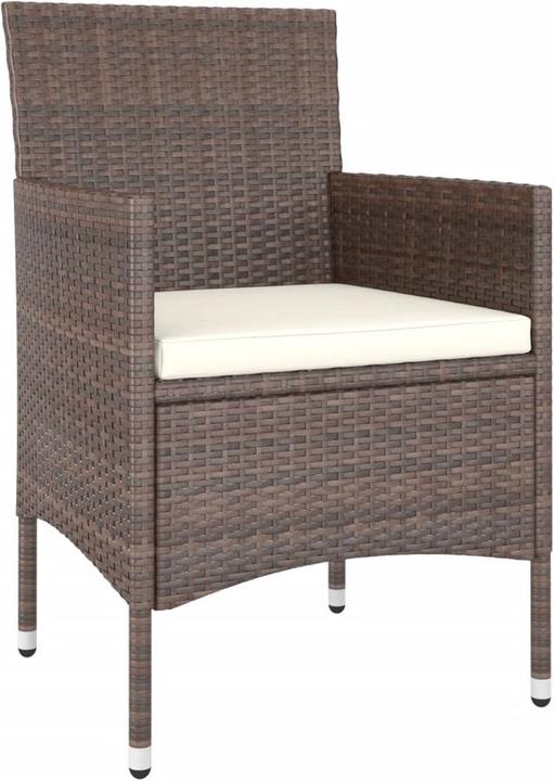 Produktbild vidaXL Gartenstuhl und Hocker