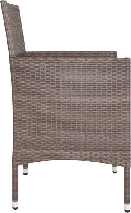 Produktbild vidaXL Gartenstuhl und Hocker