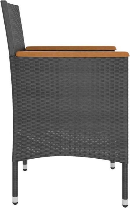 Produktbild vidaXL Gartenstuhl und Hocker