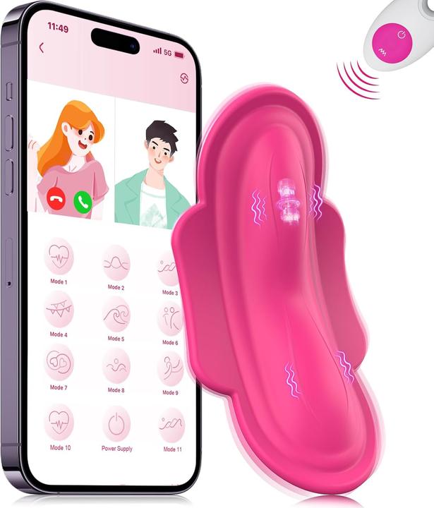 Actual product image Ohi BoBi Sun Mini Vibrator mit Fernbedienung und App-Steuerung