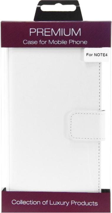Actual product image OEM Slim Leather Book Case for Galaxy Note 4 - white 4250710555789 (Samsung Galaxy Note 4)