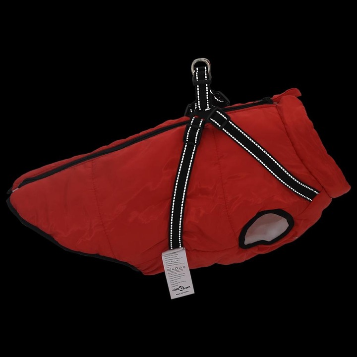 Immagine prodotto VidaXL Cappotto per cani con pettorina Impermeabile Riflettente (44, Cappotto per cani)