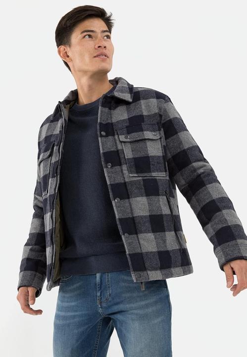 Actual product image Camel Active Checkered blouson in a wool mix (56)