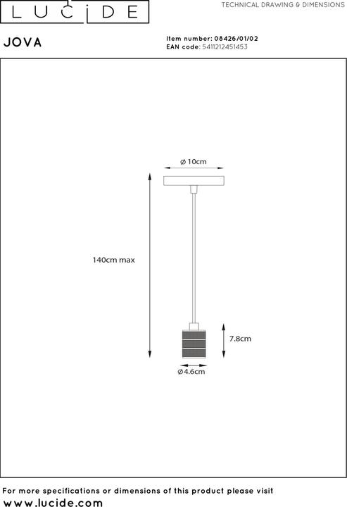 Produktbild Lucide Jova (E27)