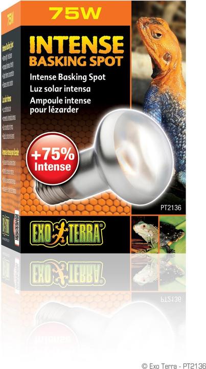 Actual product image Exo Terra Sun Glo Heat Spot Lamp TB 75W (UVB)