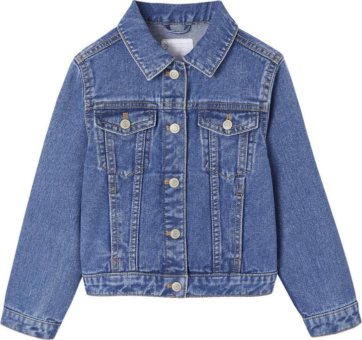 Immagine prodotto Vertbaudet Mädchen Jeansjacke mit Druckknöpfen (128)