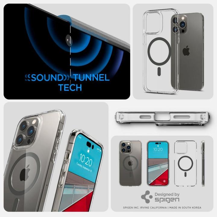Produktbild Spigen Ultra Hybrid Case MagSafe für Apple iPhone 14 Pro - graphite (Apple iPhone 14 Pro)