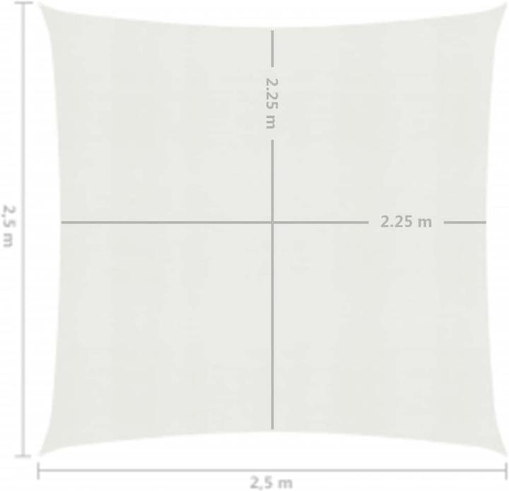Actual product image vidaXL Voile d'ombrage (250 x 250 cm)