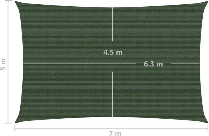Produktbild vidaXL Sonnensegel (500 x 700 cm)