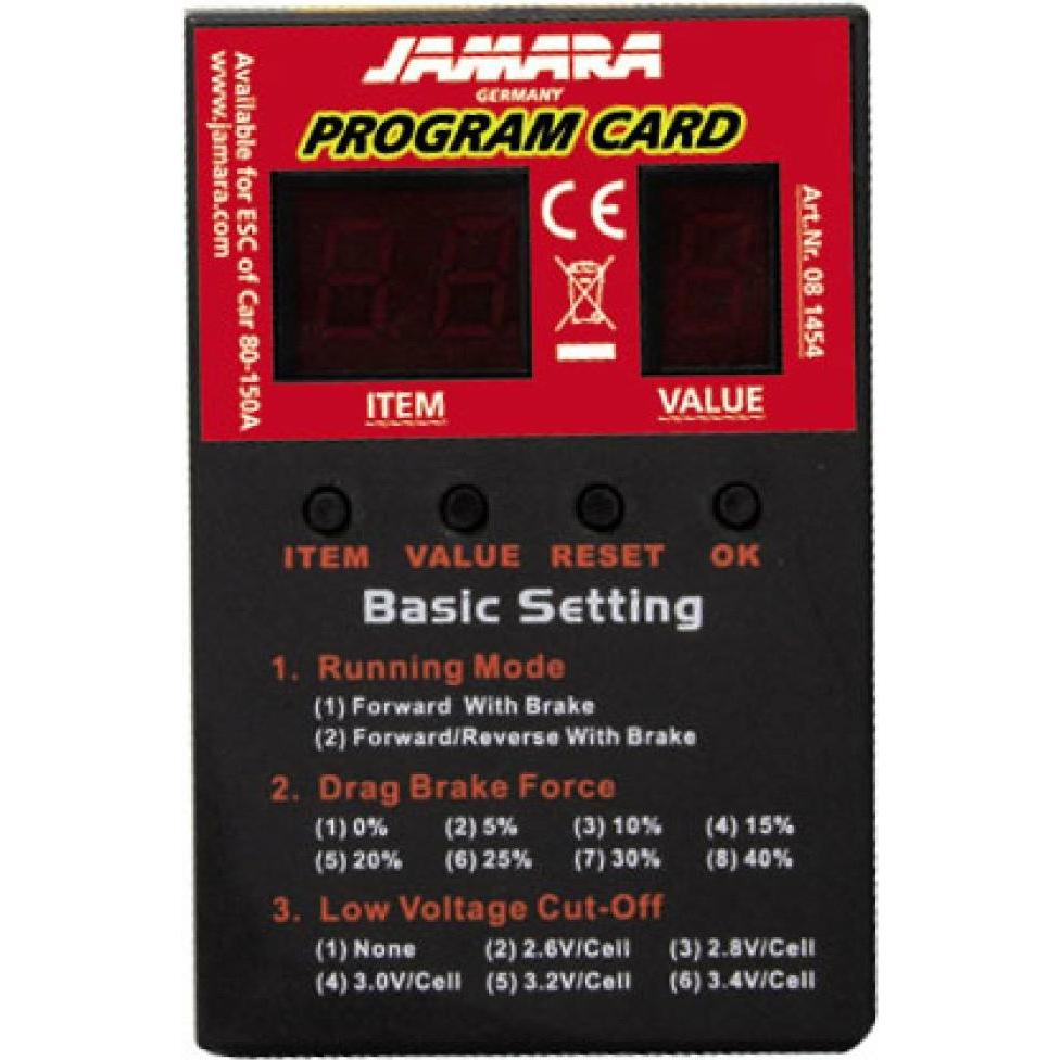 Jamara Programmierkarte CR 60+80+150A