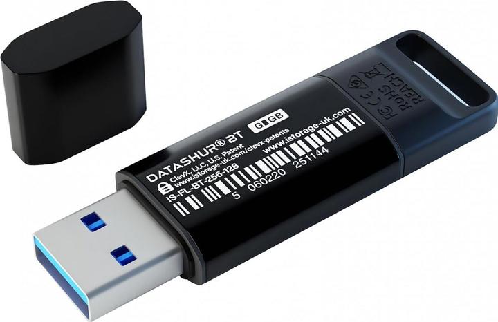 Image du produit iStorage datAshur BT - Clé USB à mémoire flash (biométrique) (64 Go, USB-A)