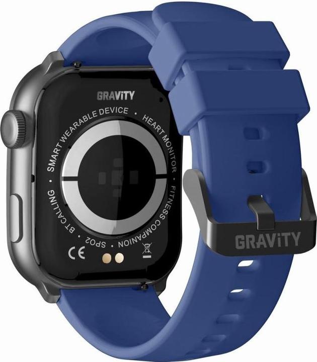 Actual product image Gravity Smartwatch Męski GT28-3 Pasek + Bransoleta Granatowo Czarny (50 mm)