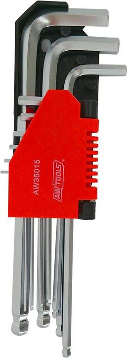 Image du produit Awtools Jeu de clés à billes à bras