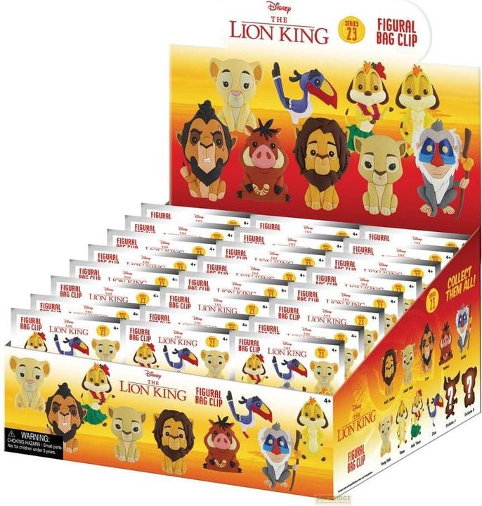 Actual product image Monogram Int. Disney 3D PVC bag tag display Lion King (24)