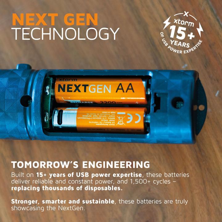 Image du produit Xtorm 2200mAh NextGen AA Akkus 4-Pack (4 pcs, AA, 2200 mAh)