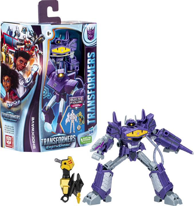 Actual product image Hasbro Transformers - Earthspark Deluxe Class - Shockwave