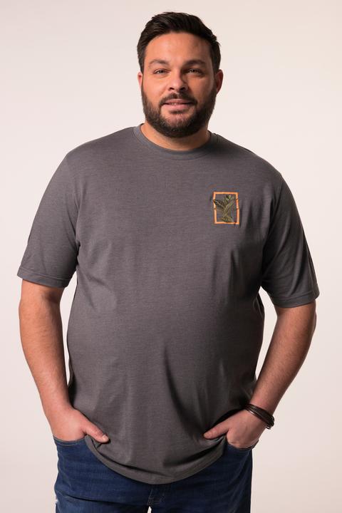 Produktbild Men+ T-Shirt, Halbarm, Print, Melange-Jersey (4XL)