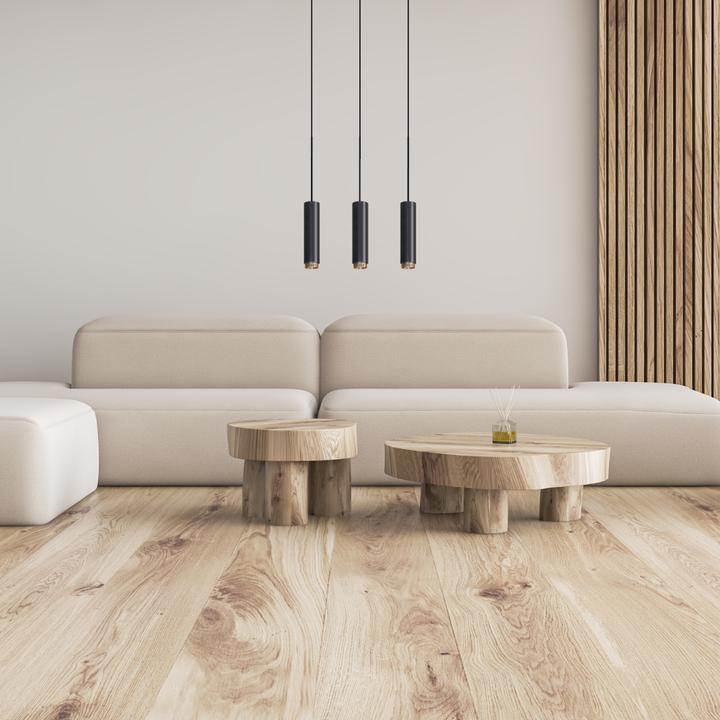 Produktbild Luxula LED-Pendelleuchte, schwarz/gold, 3-flammig (GU10)