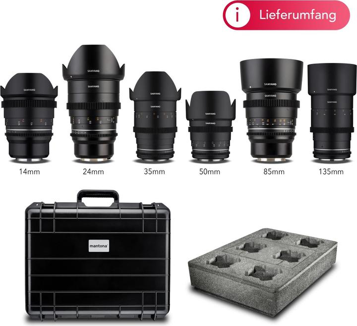 Produktbild Samyang 24mm T1.5 MK2 Nikon F (Nikon F, Vollformat, Micro Four Thirds, APS-C / DX)