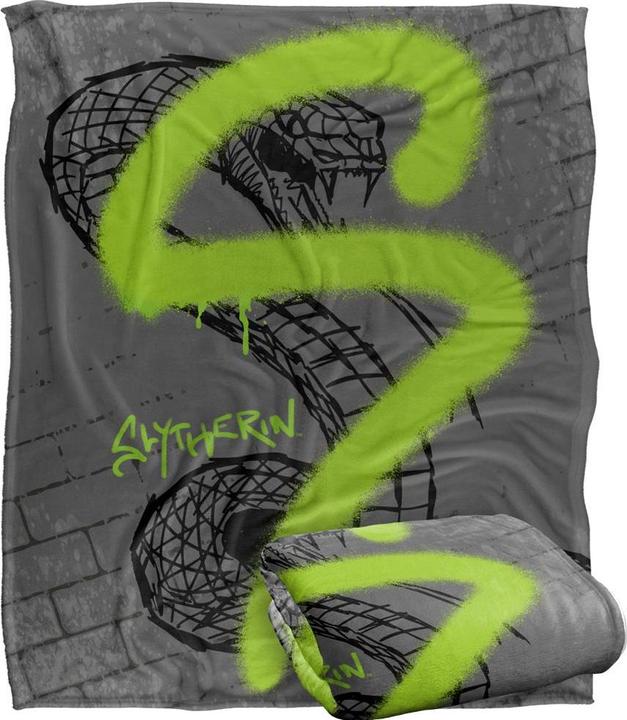 Produktbild Decke Slytherin Graffiti (152 x 127 cm)