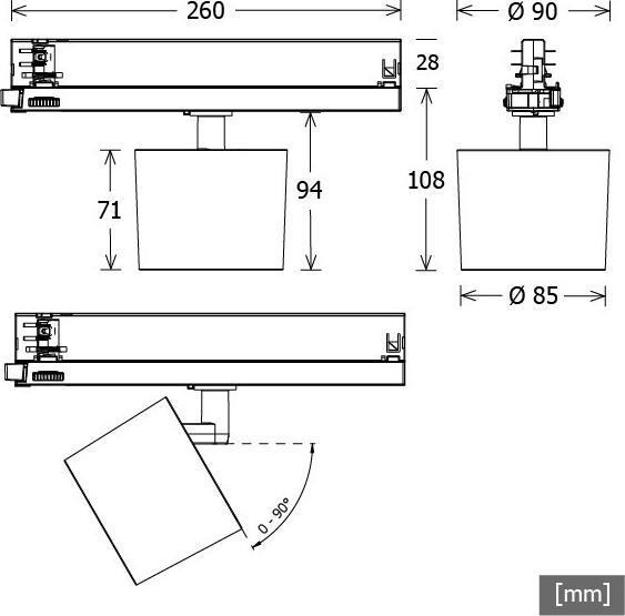 Immagine prodotto LTS ORYO-T 203.927.45/DA (3230 lm)
