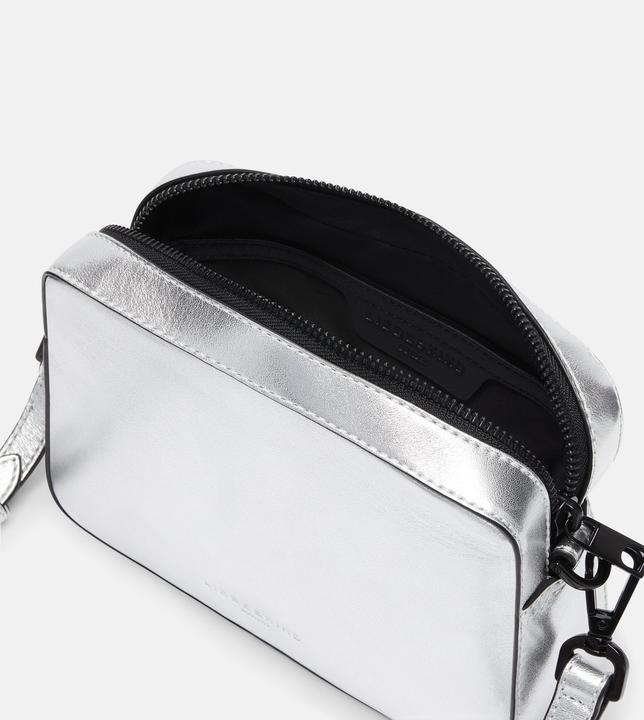 Produktbild Liebeskind Berlin Leren Schoudertas Hilla Silver Camera Bag Silver Zilverkleurig