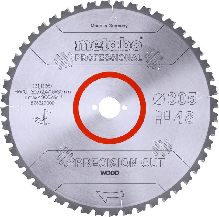 Immagine prodotto Metabo Legno tagliato di precisione - Professionale