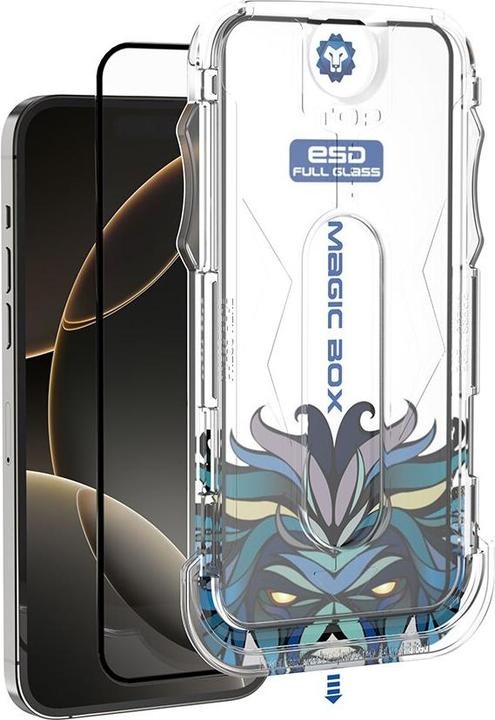 Actual product image Lito Armoured glass incl. installation tool (1 pcs., Apple iPhone 16 Pro)