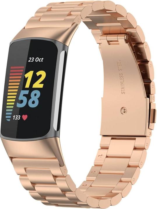 Cover-Discount Fitbit Charge 6 - Maglie del bracciale in acciaio inossidabile (Acciaio inossidabile)