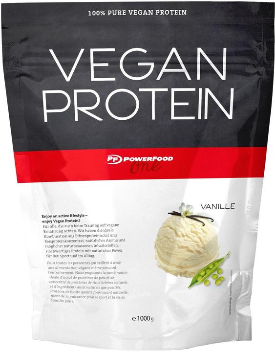 Powerfood Vegan Protein (Vanille, 1 Stk., 1000 g)