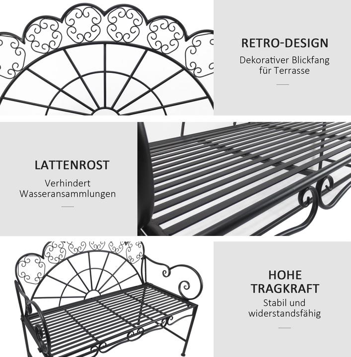 Actual product image Outsunny Garden bench