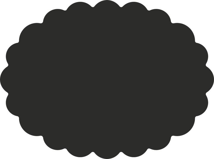 Produktbild Heyda Motivstanzer XXL "Oval geriffelt", Farbe: grn