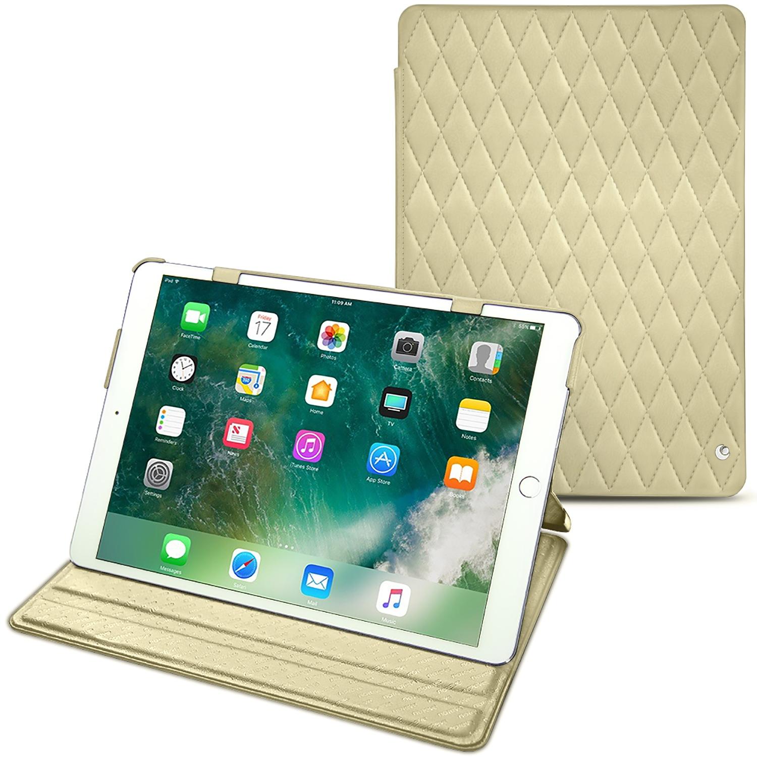 Noreve Lederschutzhülle horizontal (iPad Pro 10.5), Tablet Hülle, Beige