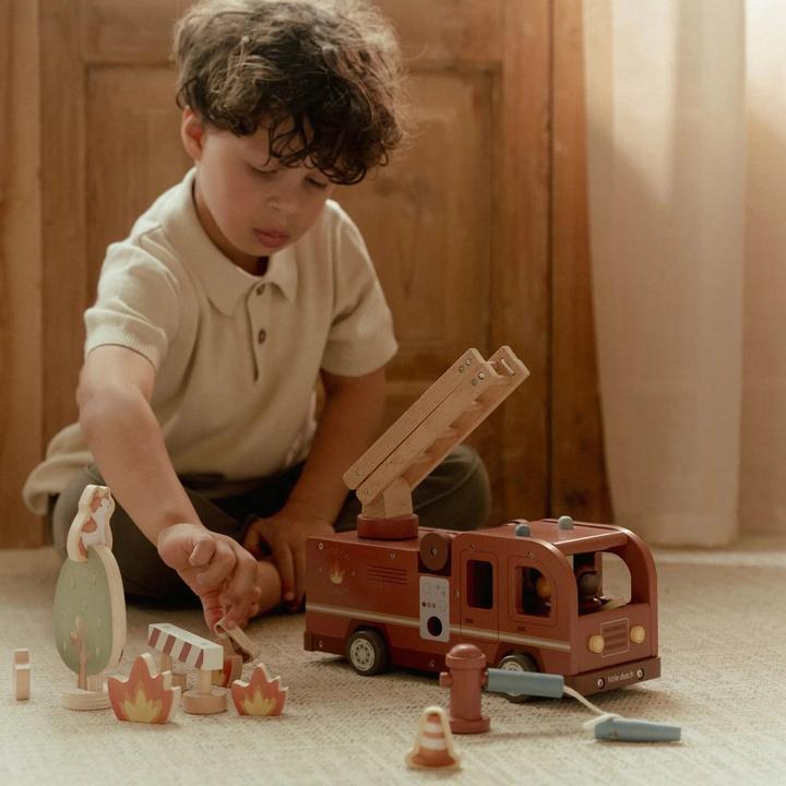 Actual product image Little Dutch Feuerwehrauto Set