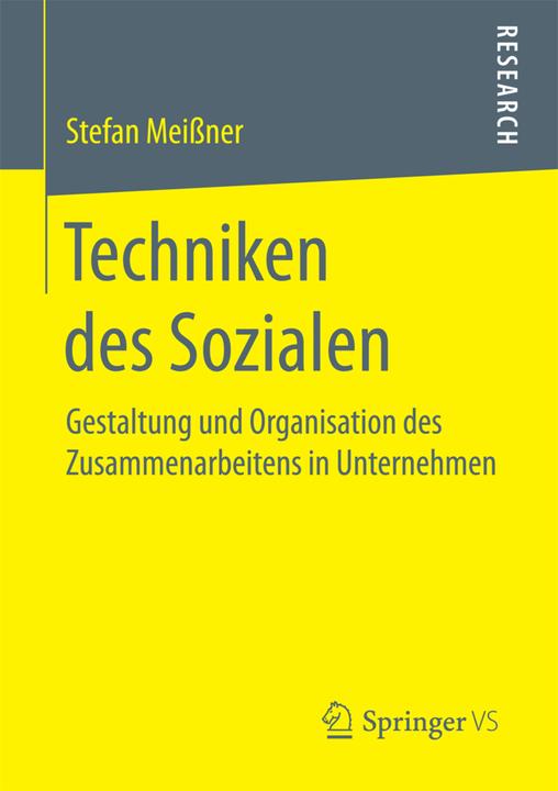 Produktbild Techniken des Sozialen (Deutsch, Stefan Meissner, 2017)