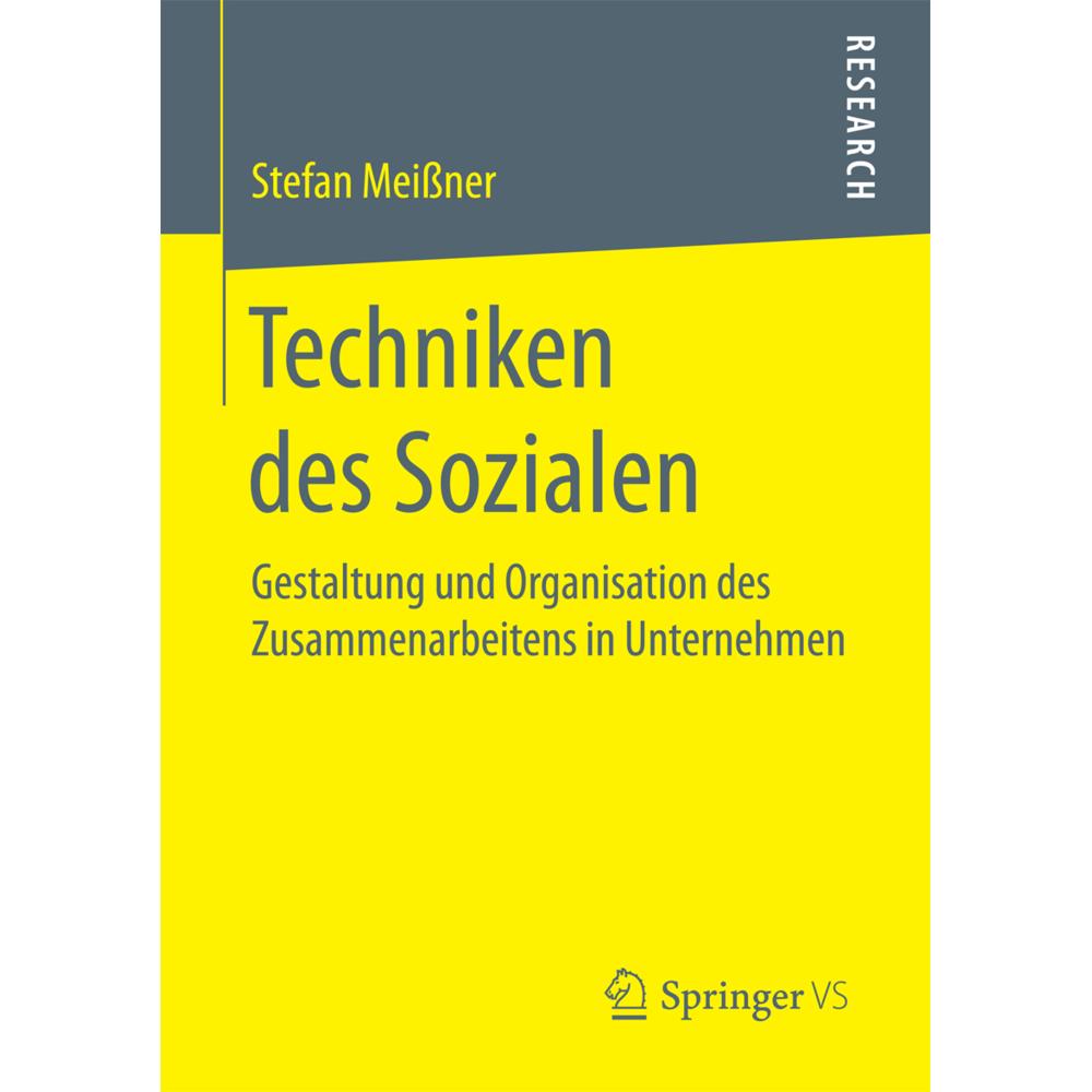 Techniken des Sozialen, Fachbücher von Stefan Meissner